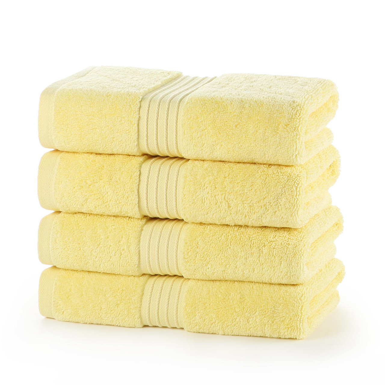 Light yellow hand cheap towels