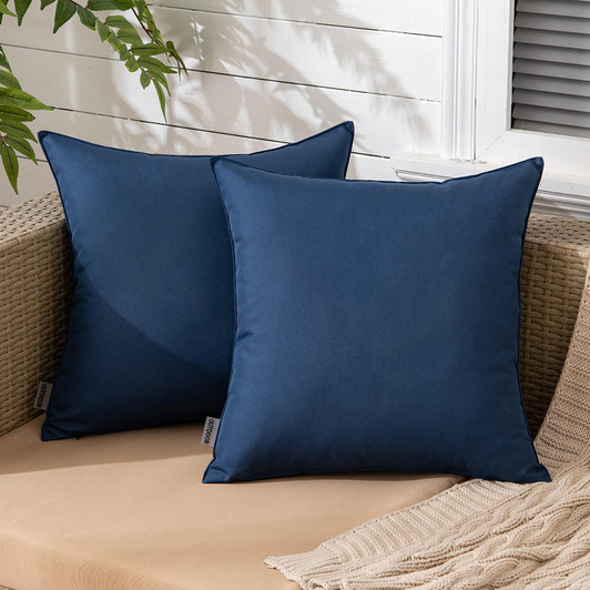 Set Of 2 Outdoor Cushions With Waterproof Covers Included 45x45 Cm  71655.1667457872 ?c=2
