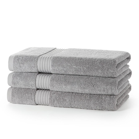 Black and 2024 silver bath towels