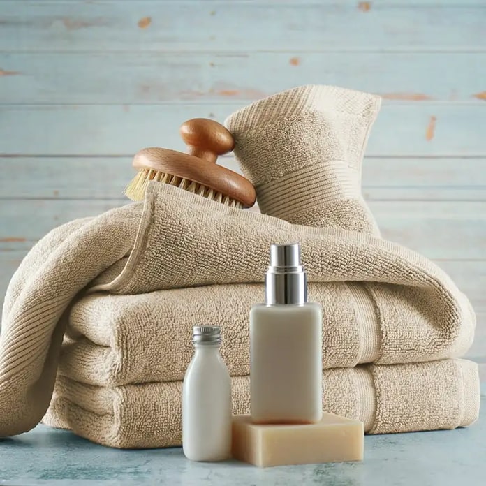 Luxury bath towels for women